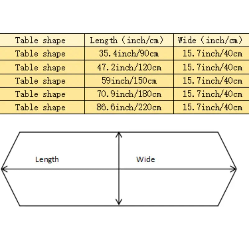 Elegant Non-Slip Embroidered Lace Table Runner - Durable & Ideal for Every Occasion!