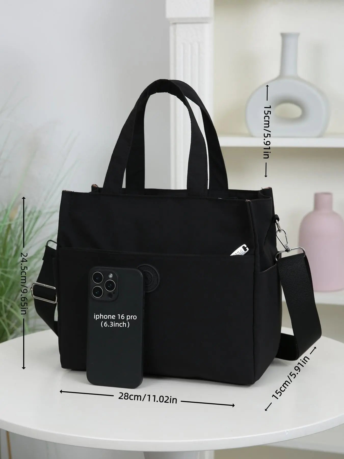 Versatile Multi-Pocket Tote Bag for Daily Commuting – Stylish and Functional!