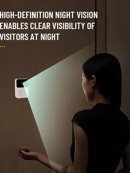 Smart Wireless Video Doorbell Camera - 1080P HD, AI Detection, Night Vision, Instant Alerts & 2-Way Audio - Easy Install & Rechargeable Battery