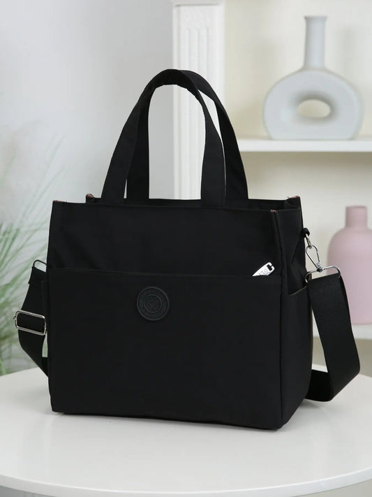Versatile Multi-Pocket Tote Bag for Daily Commuting – Stylish and Functional!