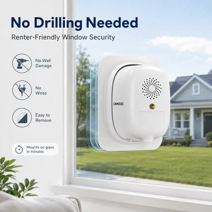 CINMOORE 2.5K Wireless Weatherproof Security Camera - AI Motion Detection, Color Night Vision & Rechargeable Battery for Ultimate Home Surveillance